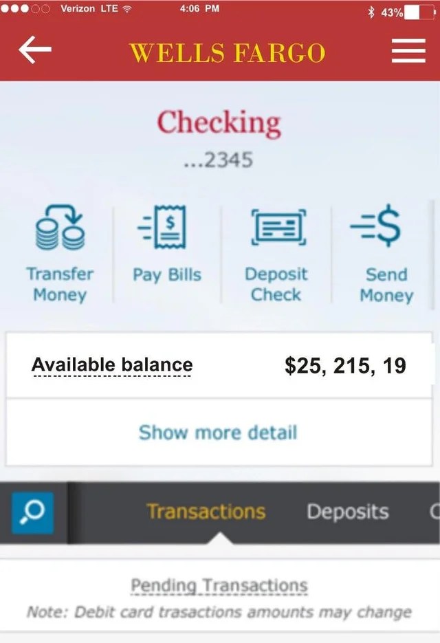 How to Know Fake Wells Fargo Account Balance Screenshot » TechyLoud