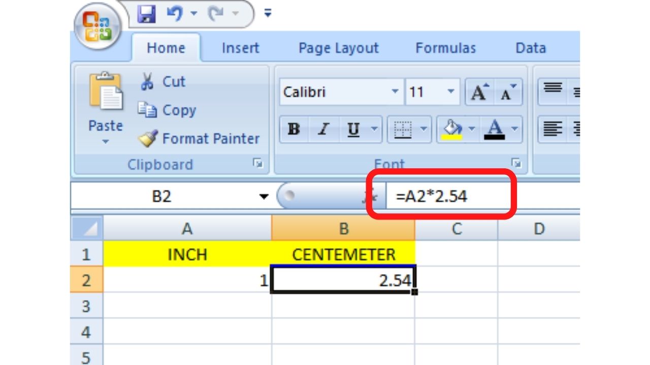 How to Convert CM To Inches And Inches To CM In Excel