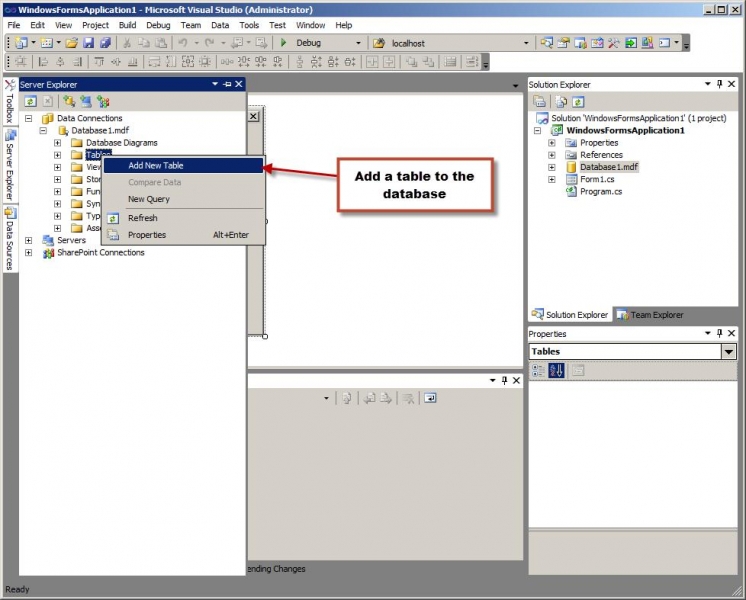 Visual Studio error “This server version is not supported…” Any help