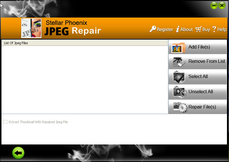 How to repair Jpeg files through a software in Windows 7