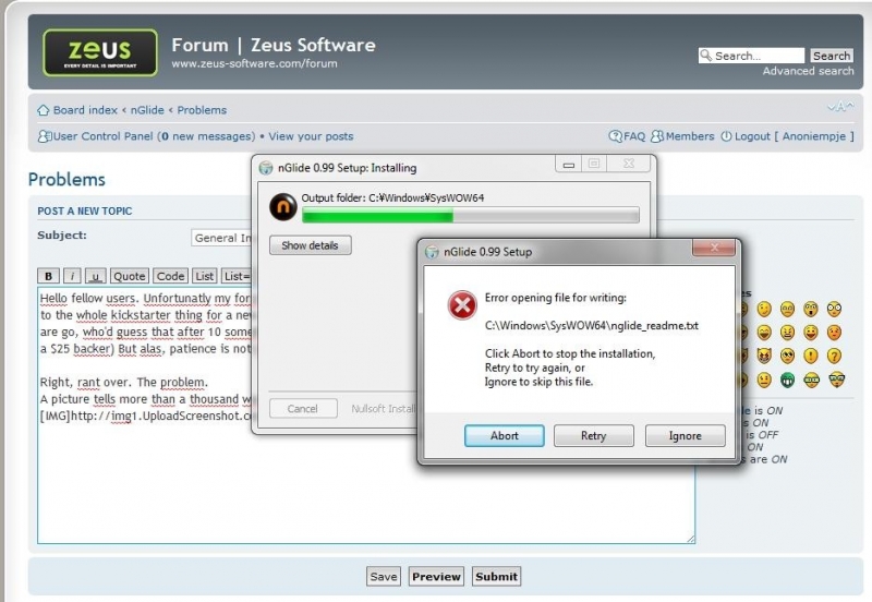 Zeus Software Windows 7 64 bit