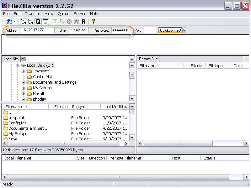 How to use FileZilla FTP