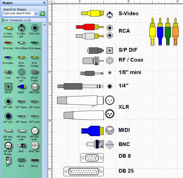 How to do AV drawings with Visio 2010