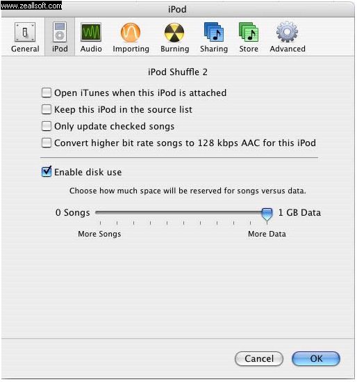 File shuffle Mac problem of deleting MP3