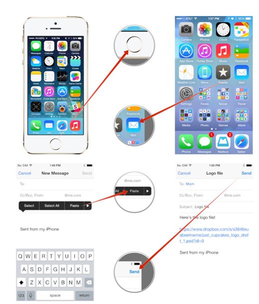 How To Send Large Video Files On iphone Using Dropbox.