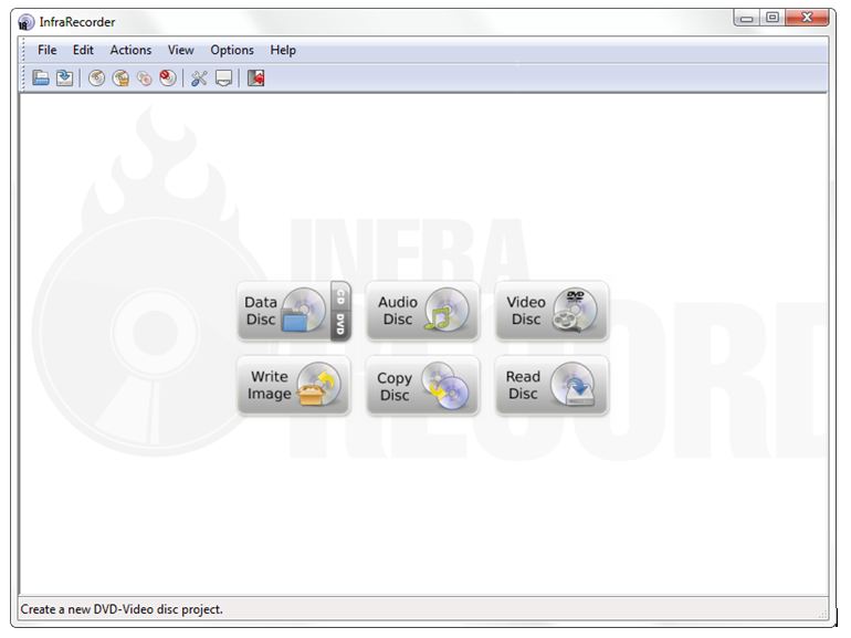 Infrarecorder A Free And An OpenSource CD/ DVD Burner For OS