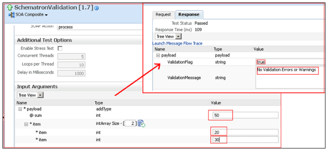 Having A Schematron Validation In BPEL, In Oracle Using Custom XPath