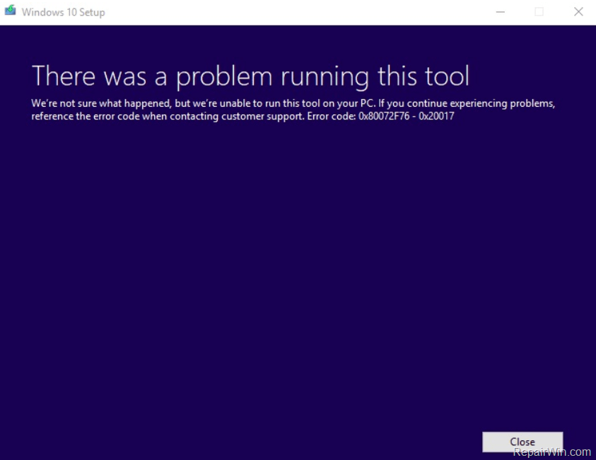 What Does Error Code 0x80072f76 Mean And How To Fix It?
