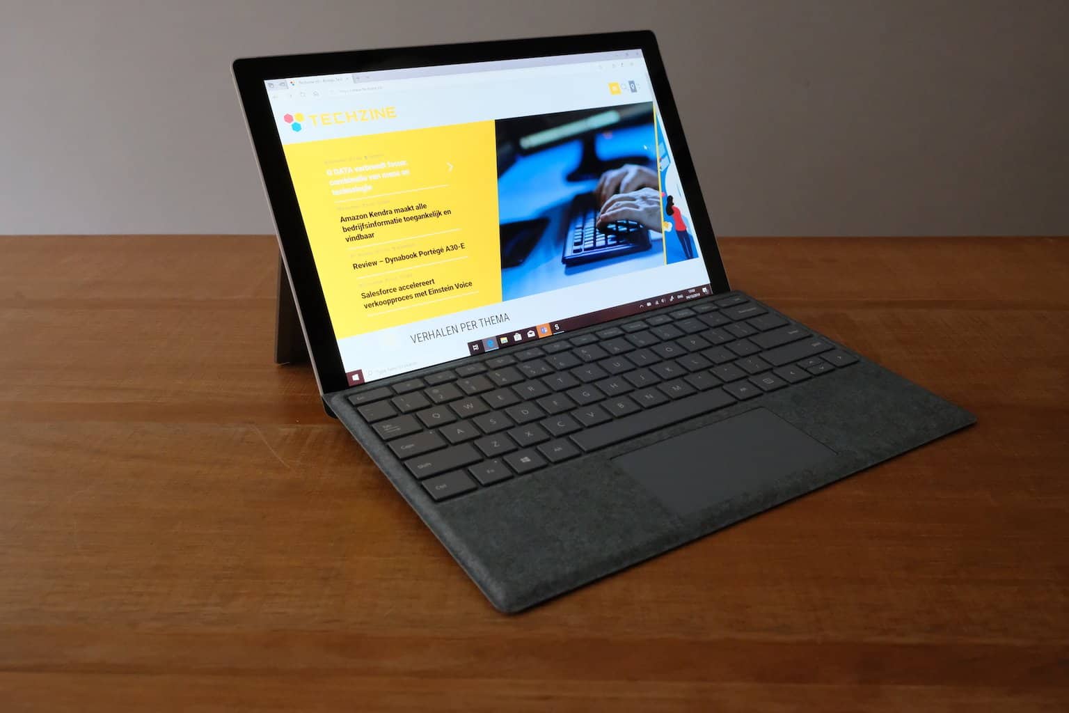 Review Microsoft Surface Pro 7 2in1 Business pc Techzine.nl