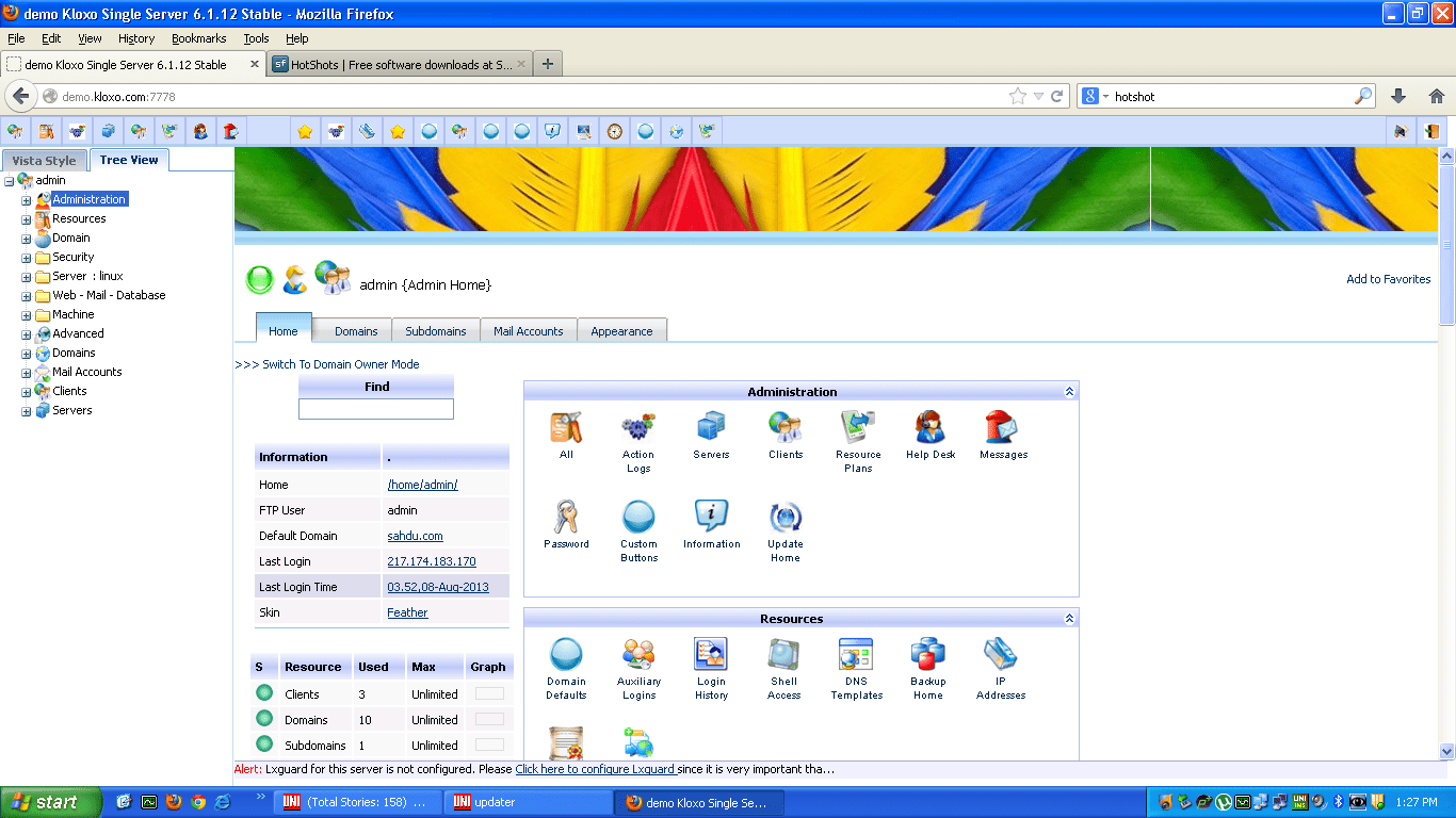Kloxo Panel