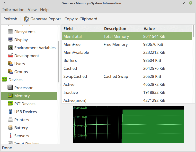 HardInfo Check Hardware Information in Linux