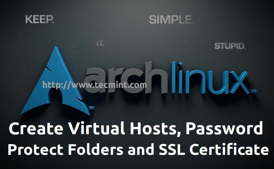 Create Virtual Hosts, Password Protect Directories and SSL Certificates