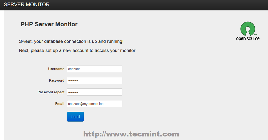 Installing "PHP Server Monitor" Tool using LEMP or LAMP Stack in Arch Linux