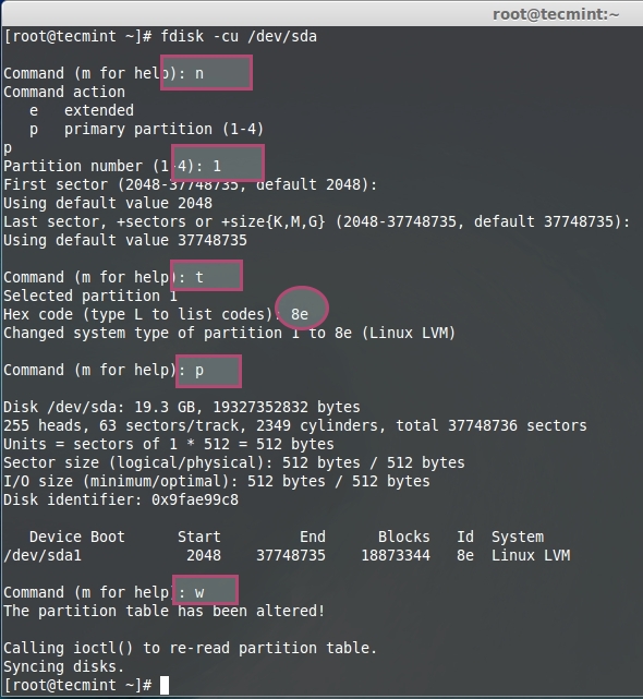 How to Create and Setup LUNs using LVM in "iSCSI Target Server" on RHEL