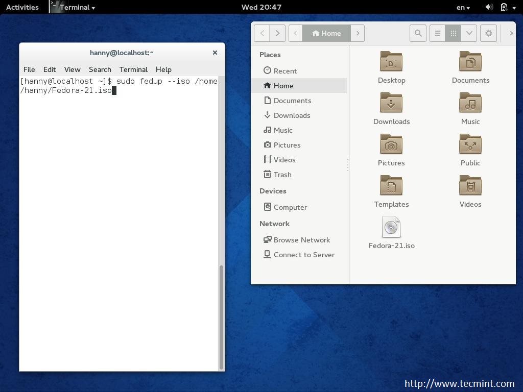 Fedora 21 Released A Quick Review with Screenshots and Upgrade to