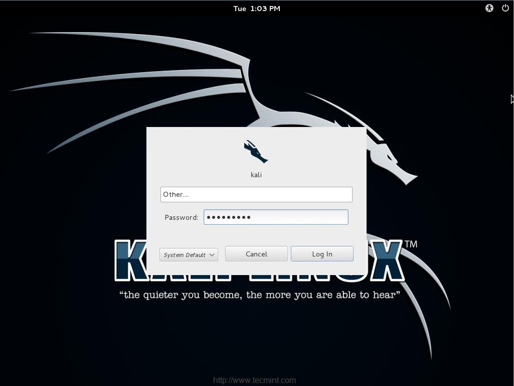 Kali Linux 1.1.0 Released Installation Guide with Screenshots Part 2