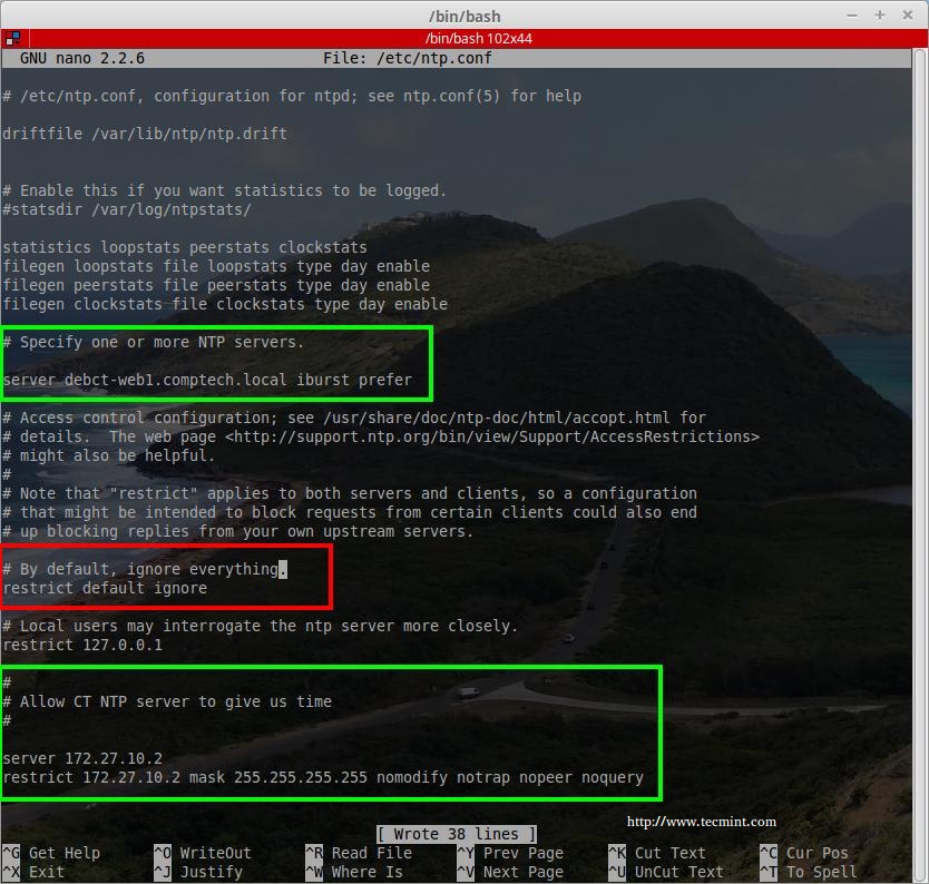 How to Install and Configure NTP Time Protocol) Server in