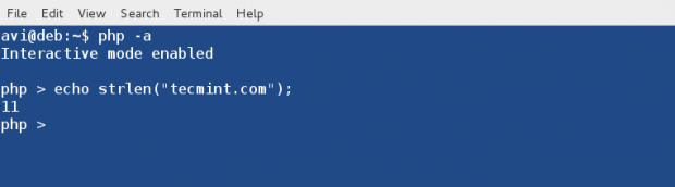 12 Useful PHP Commandline Usage Every Linux User Must Know