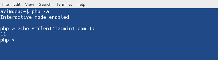 12 Useful PHP Commandline Usage Every Linux User Must Know