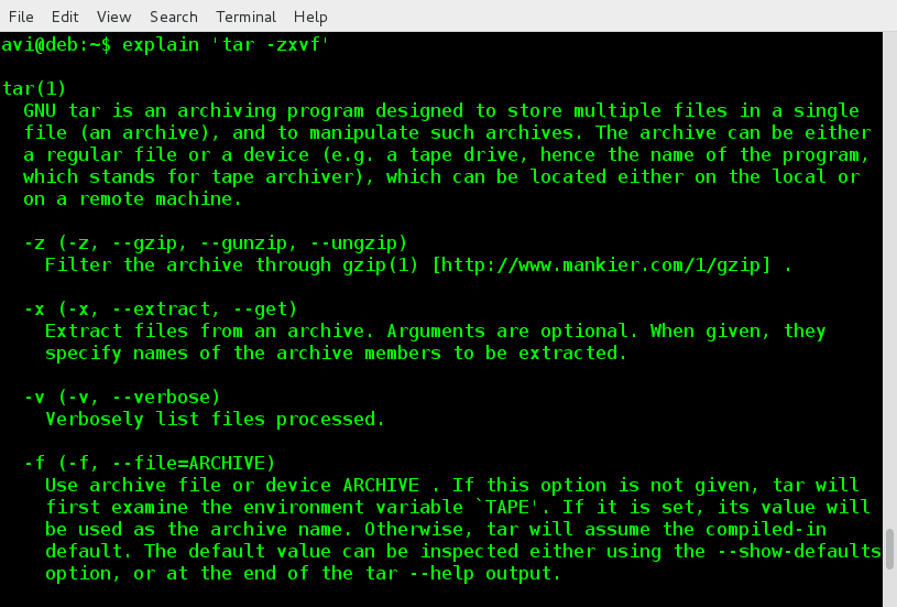 Understanding Shell Commands Easily Using "Explain Shell" Script in Linux