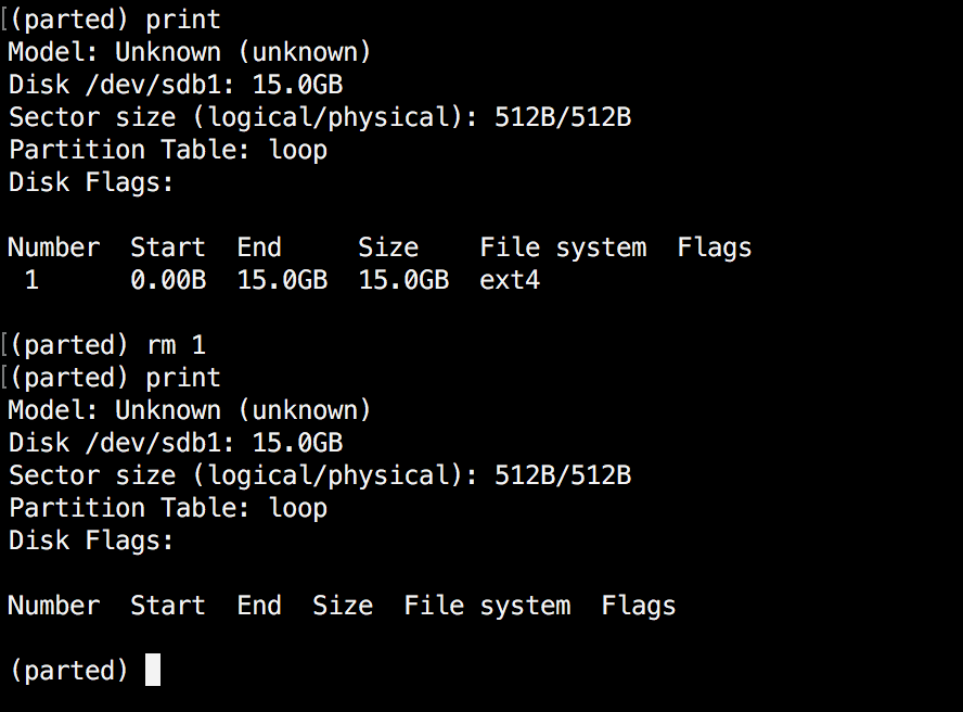 8 Parted Commands to Create and Manage Partitions in Linux