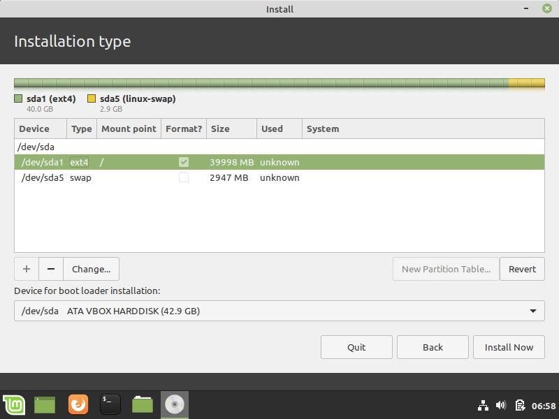Installation Guide of Linux Mint 19.2 Codename 'Tina' with Screenshots