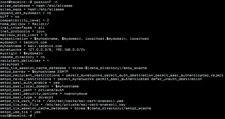 Install a Complete Mail Server with Postfix and Webmail in