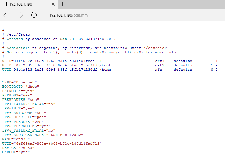 ccat Show 'cat Command' Output with Syntax Highlighting or Colorizing