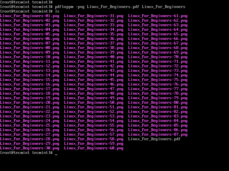 How to Convert PDF to Image in Linux Command Line DesignLinux