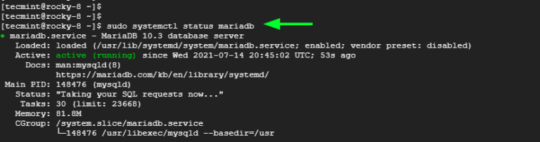 How to Install MariaDB Server on Rocky Linux 8