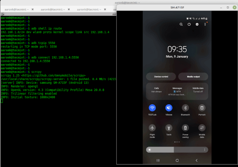 Scrcpy Control Your Android Device via Linux Desktop