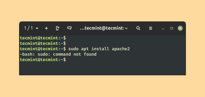 How to Fix &ldquo;sudo: command not found&rdquo; Error on Linux