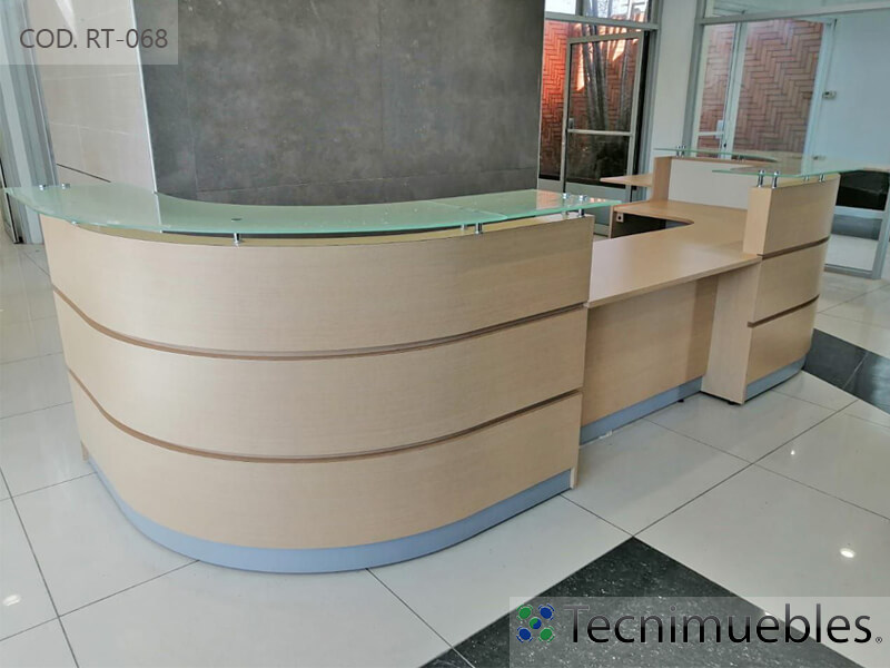 Vendemos muebles para recepción personalizados en todo Costa Rica