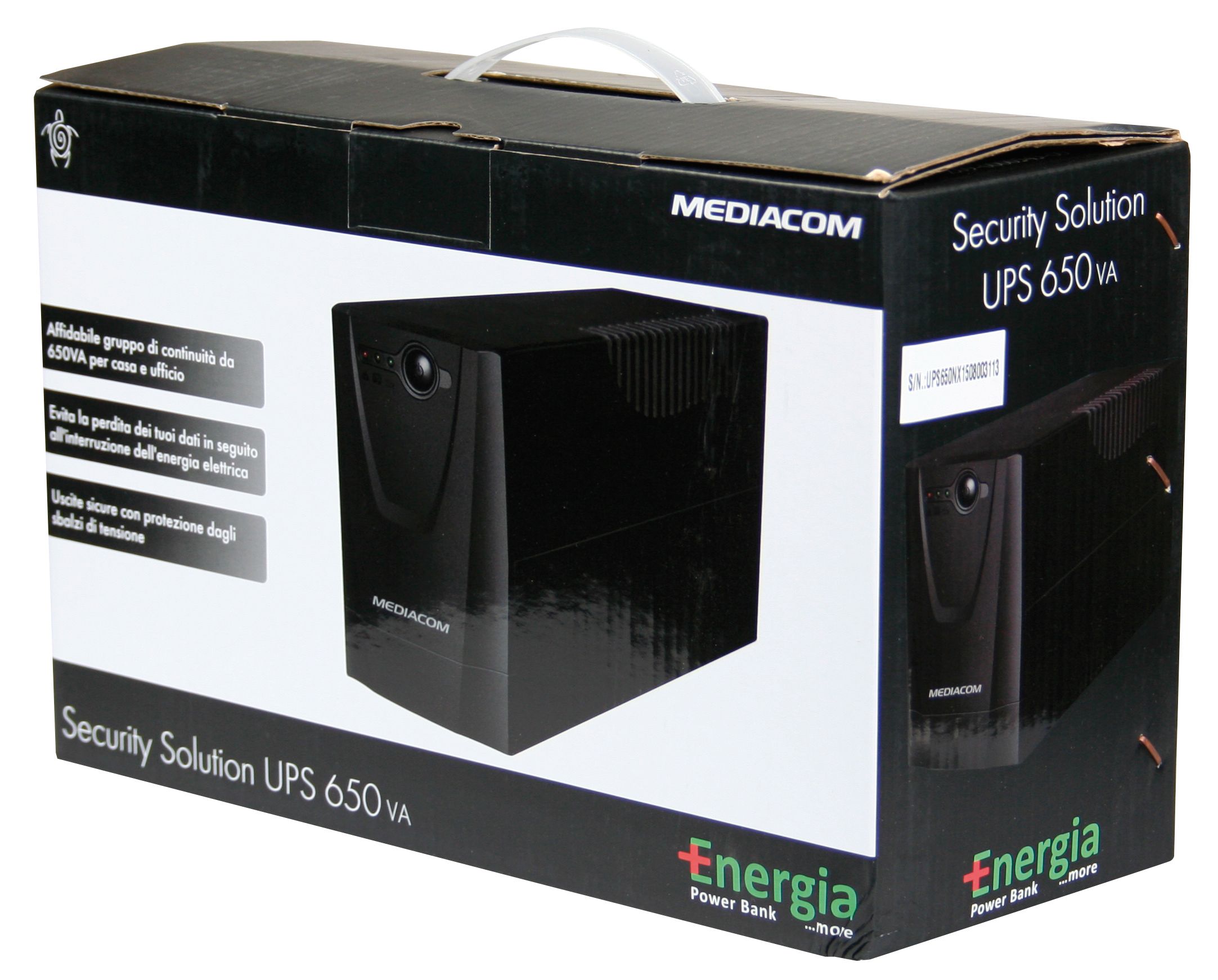 SECURITY SOLUTION UPS 650 VA Tecnodea