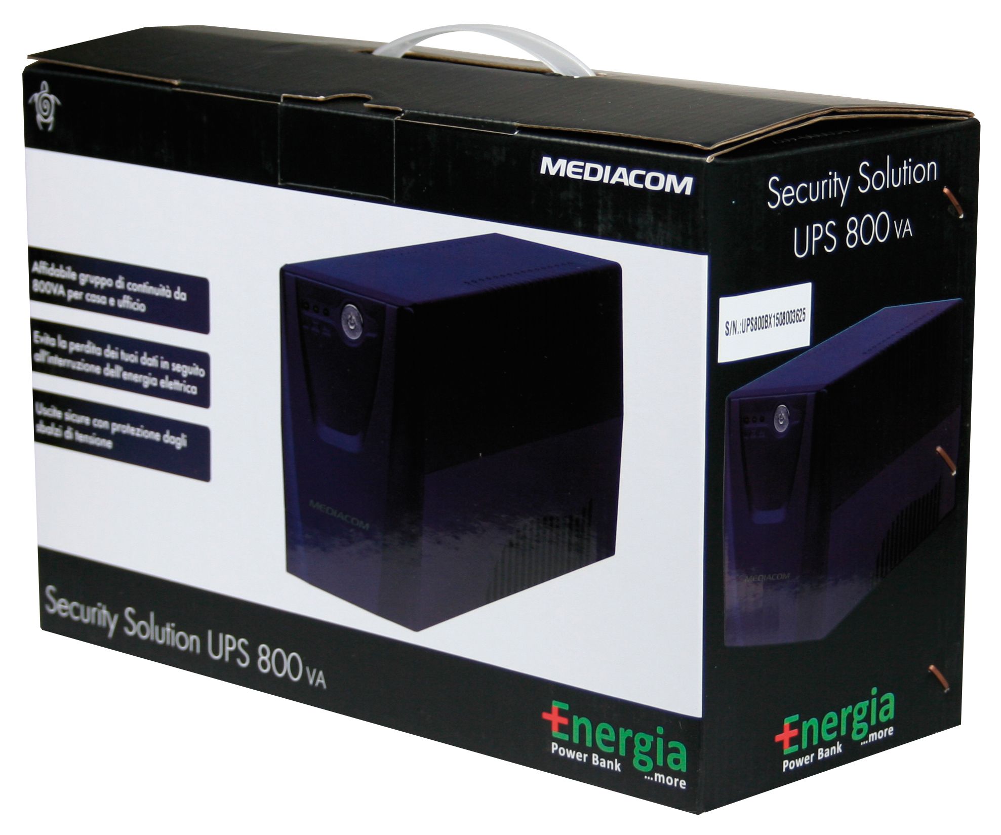 SECURITY SOLUTION UPS 800 VA Tecnodea