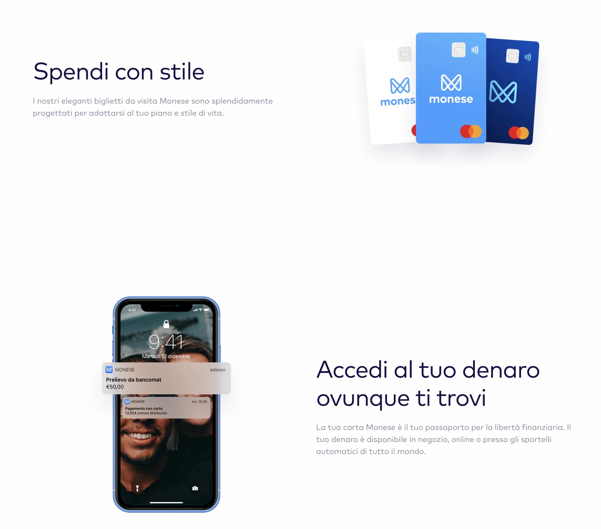 Monese carta e conto per Ferie Fuori dal UE? Tecnogalaxy