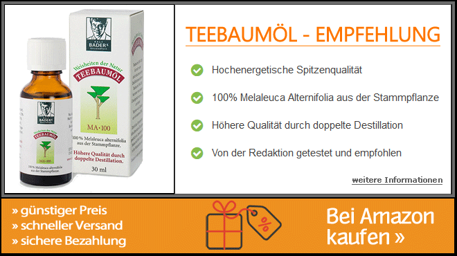 Teebaumöl gegen Krätze