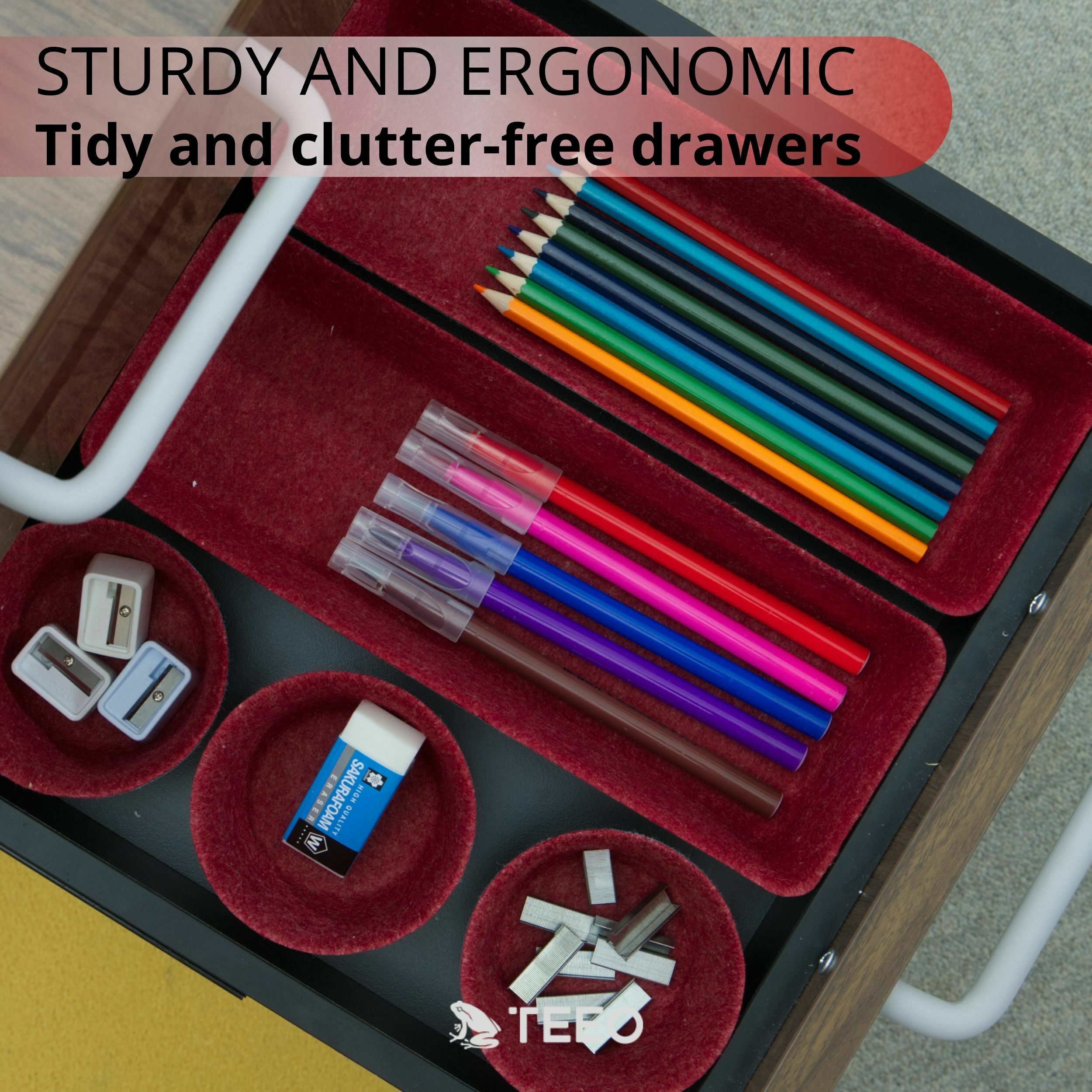 Felt Drawer Organizer Bins, Pack of 5 Teeo Creations Canada