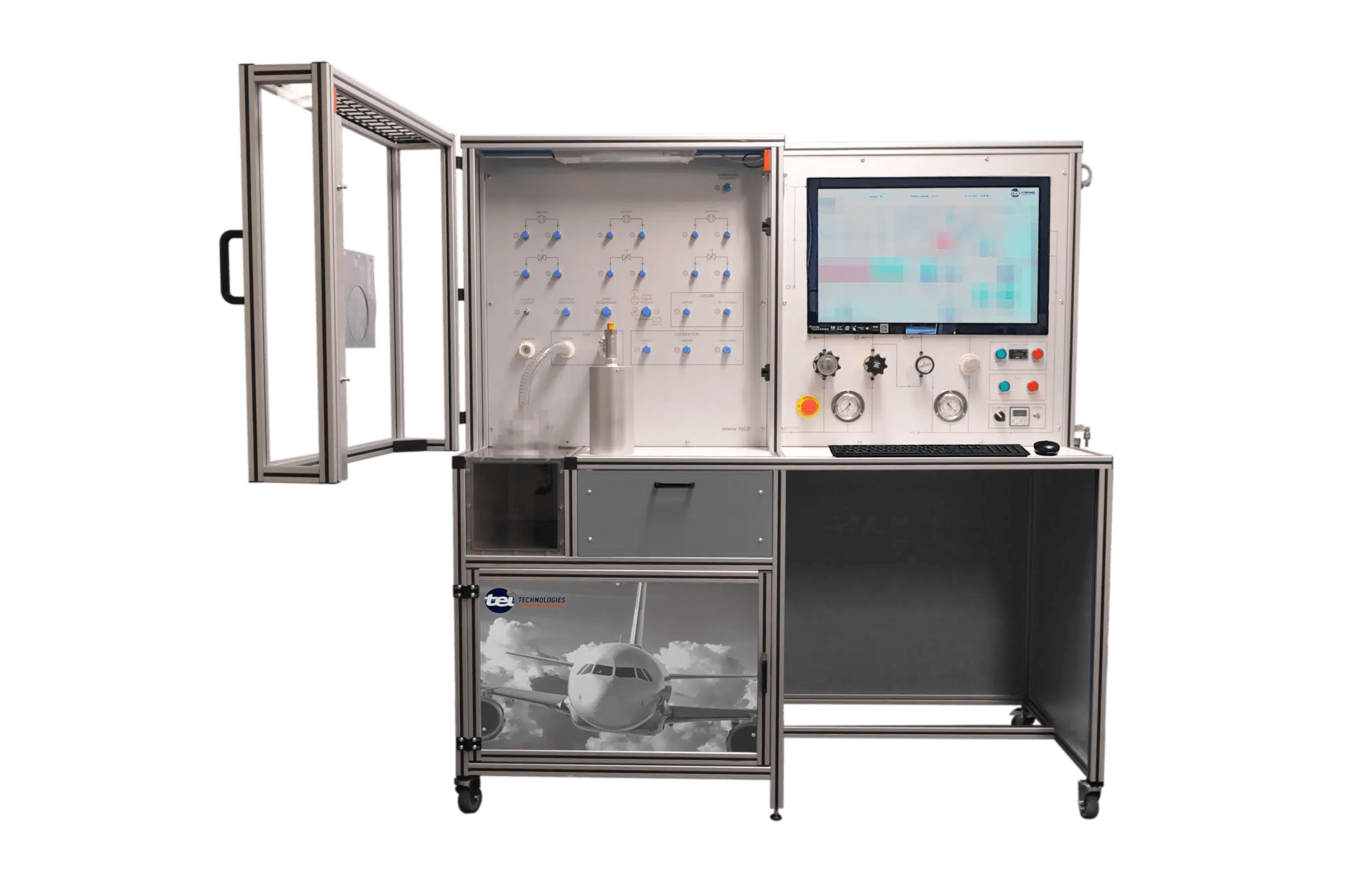 Universal Oxygen Test Bench Test bench for Aerospace TEI