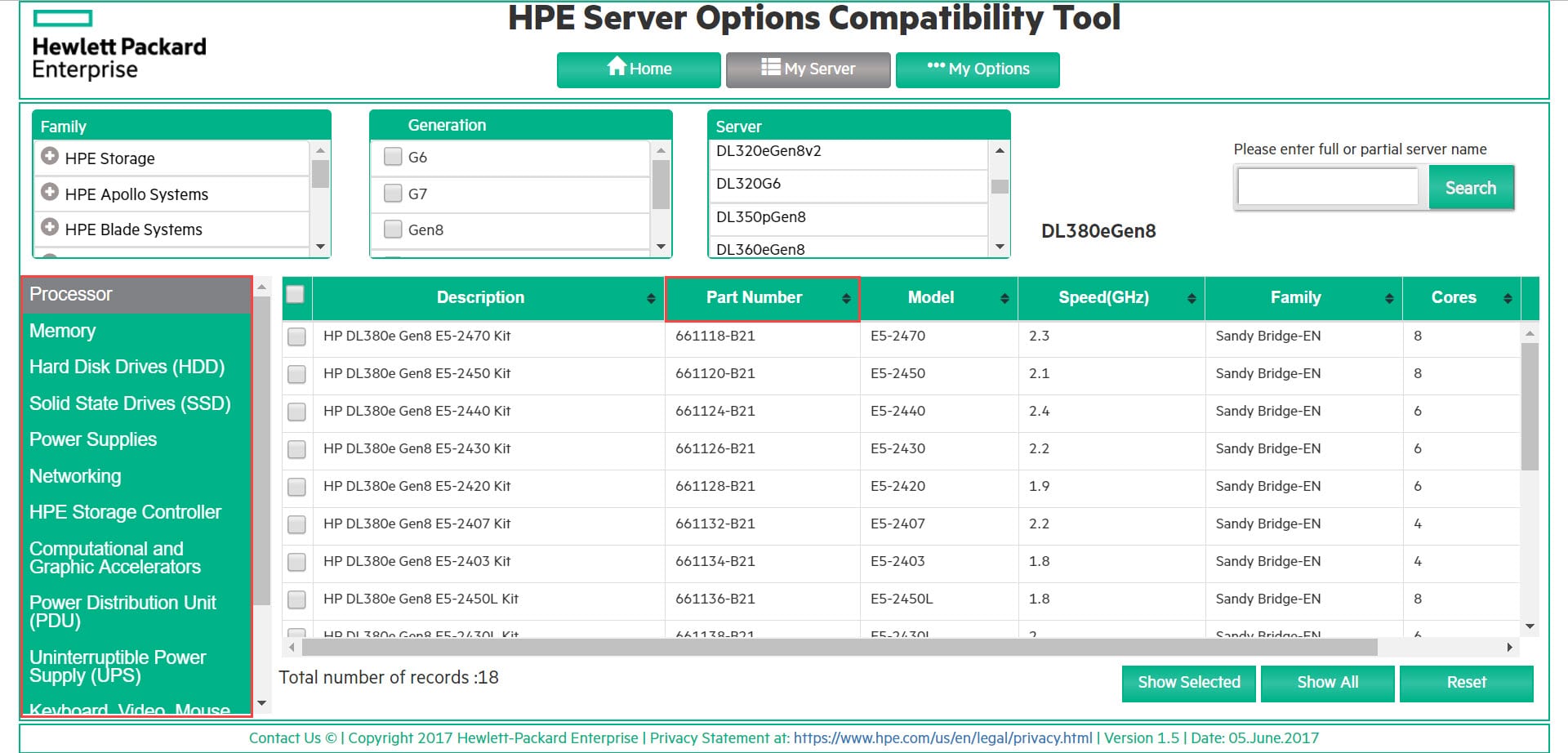HPE Server Options Compatibility Tool Davoud Teimouri