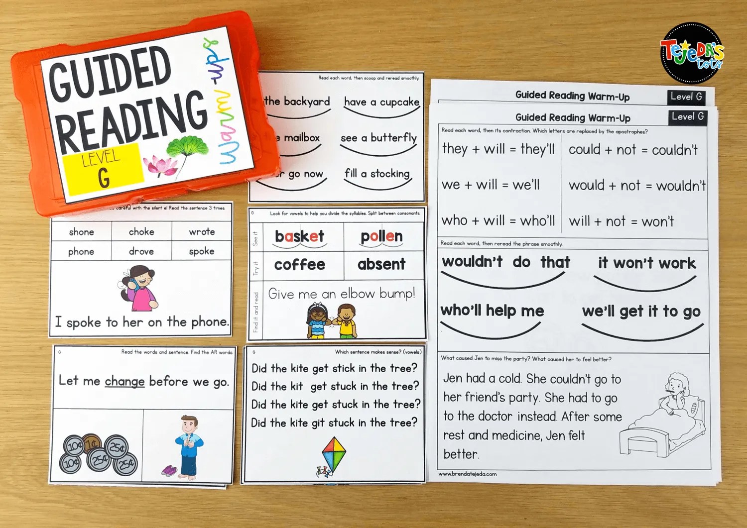 Guided Reading Warmups An Organized Guided Reading Toolkit