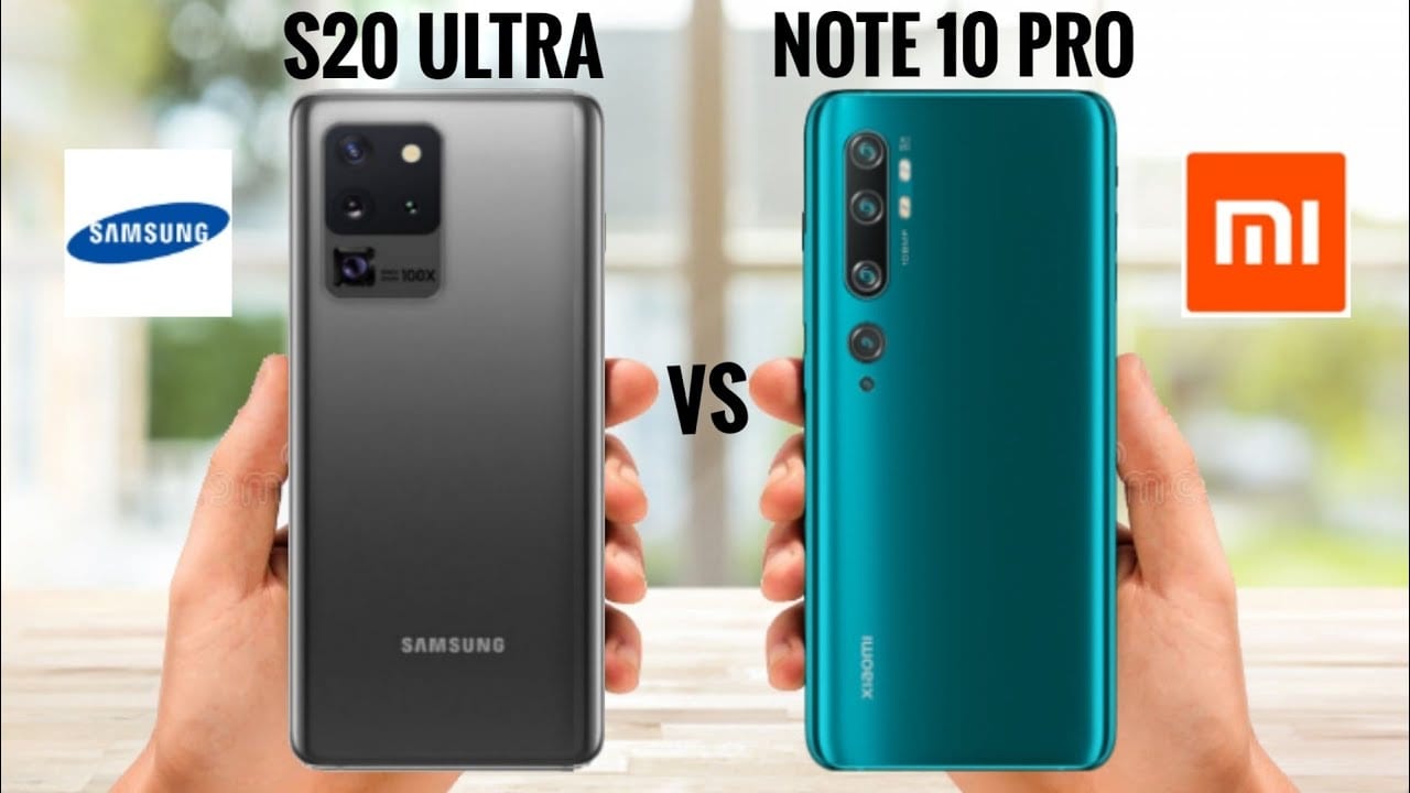 Galaxy S20 vs Mi Note 10 com os mesmos 108 MP o S20 é