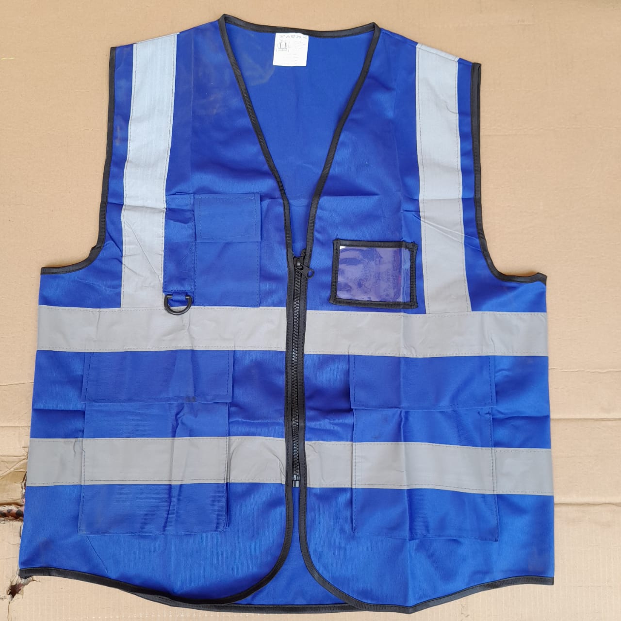 Blue excutive reflective vest Tekiria General Suppliers LTD