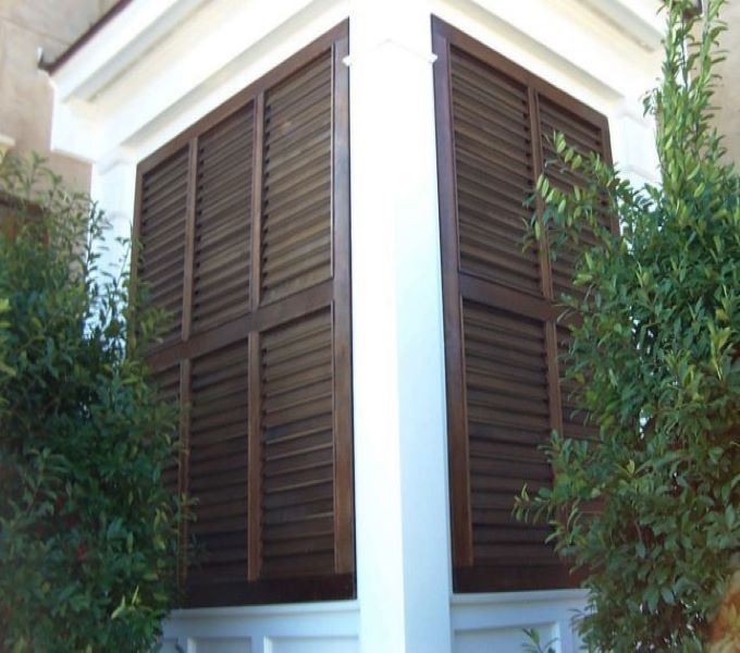Stain Grade Bermuda Shutters Teklowe Design
