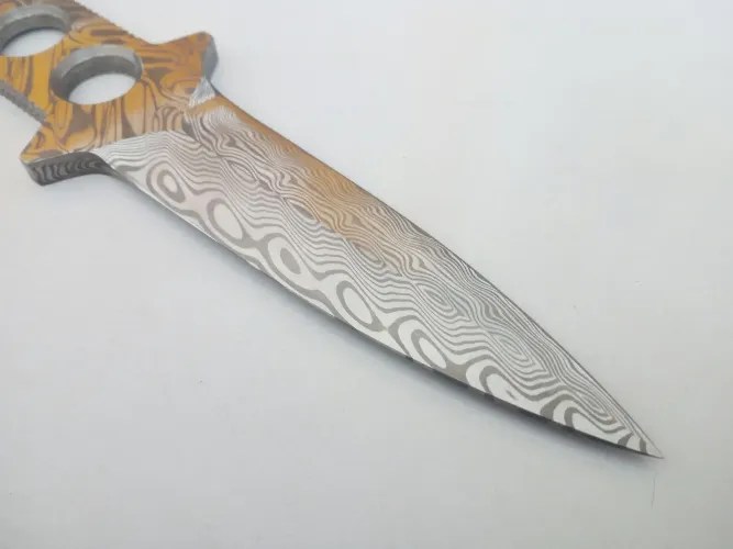 Tekna Product Detail TEKNA Ocean Edge DAMASTEEL Ltd Edition Dive Knife