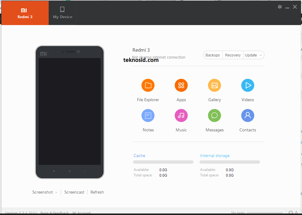 Cara Flash Xiaomi Redmi 3 di PC dengan Mi Flash / Fastboot