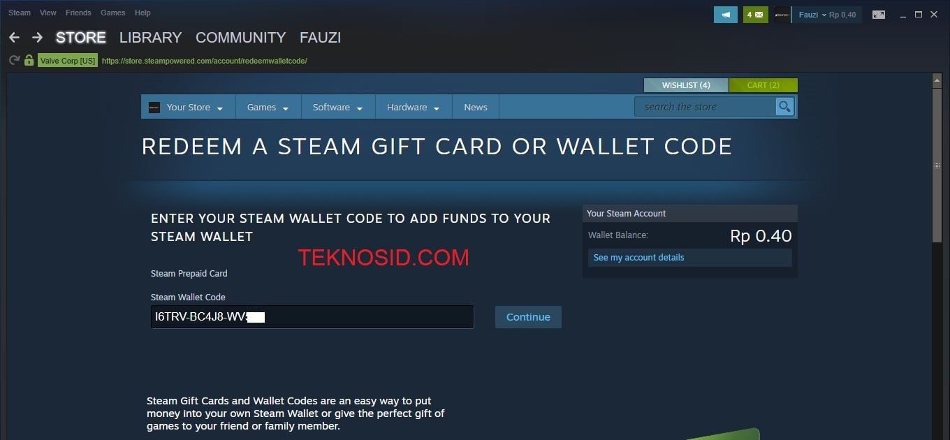 Cara Beli Steam Wallet Bayar via Pulsa, Tunai dan Payment