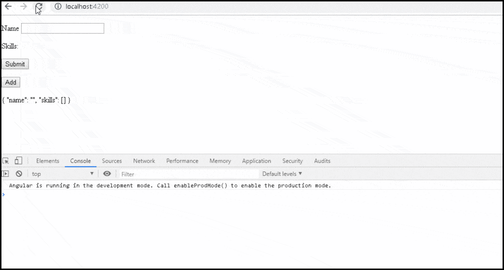 Angular FormArray 例を使用してAngularFormArrayについて学ぶ