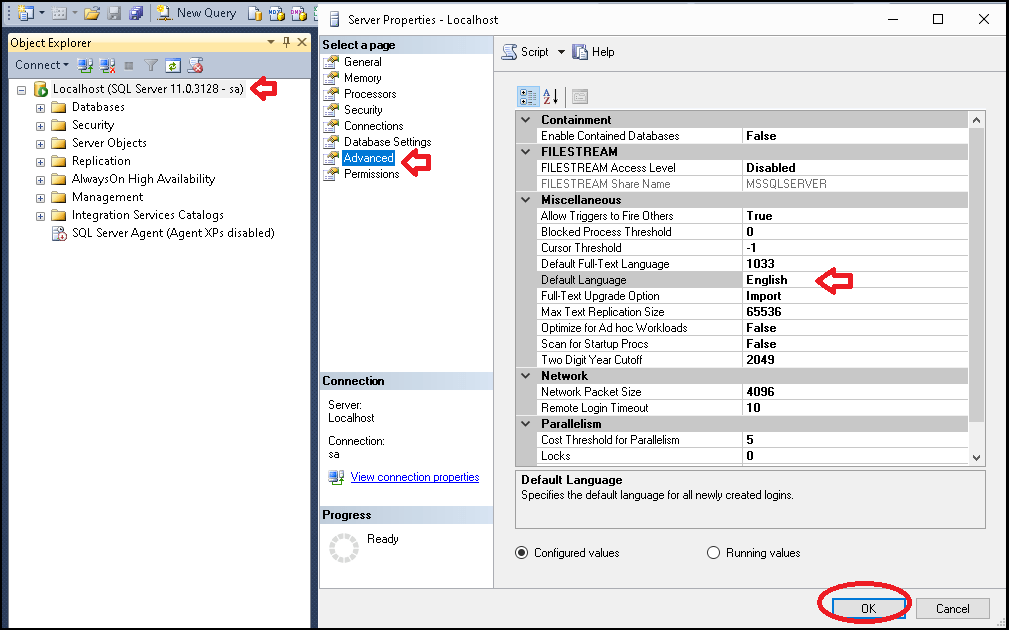 Setting & working with language in SQL SERVER TekTutorialsHub