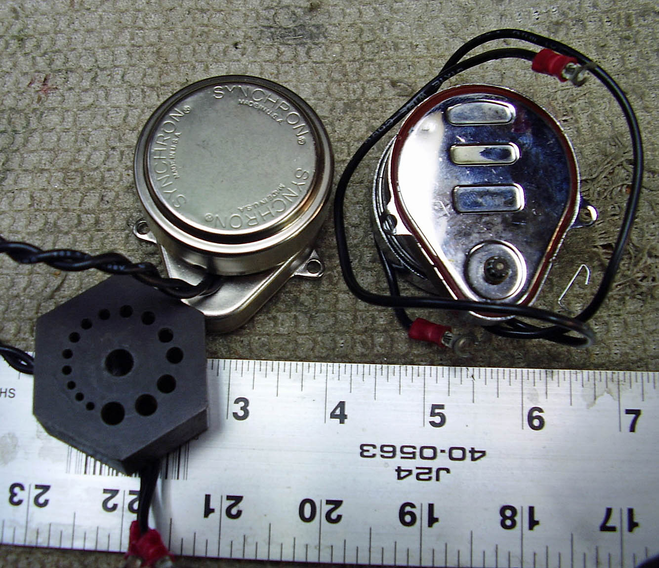 Mike's Telechron Clock Clinic's Synchron (Hansen) 4 RPH Motors M132NC